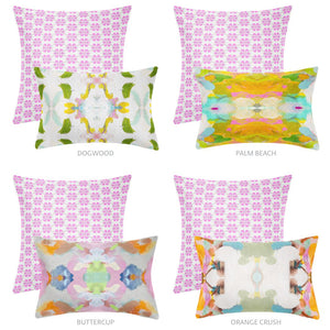 Clover Pink 22x22 Pillow