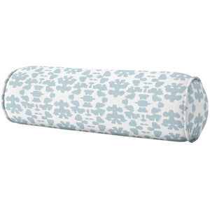 Chintz Mist Round Bolster Pillow