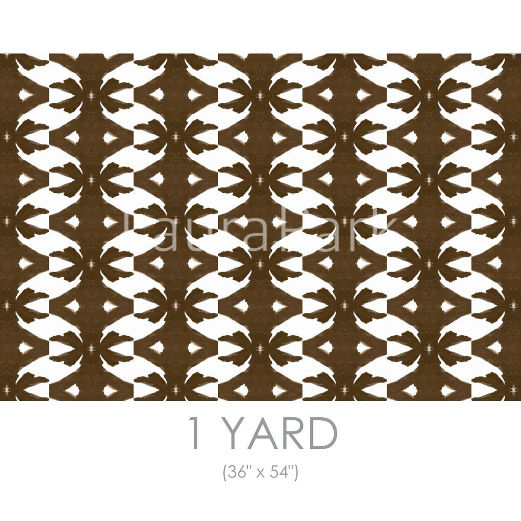 Palm Cocoa Fabric by the Yard