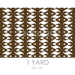 Palm Cocoa Fabric by the Yard