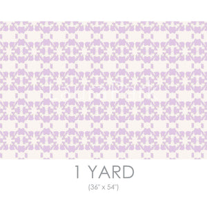 Mosaic Lavender Fabric by the Yard