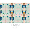Monet's Garden Navy Fabric by the Yard