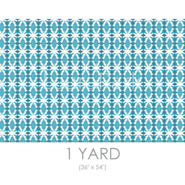 Spice Market Blue Fabric by the Yard