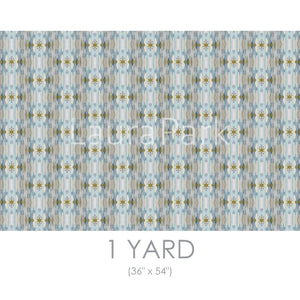 Olive Twist Sky Fabric by the Yard