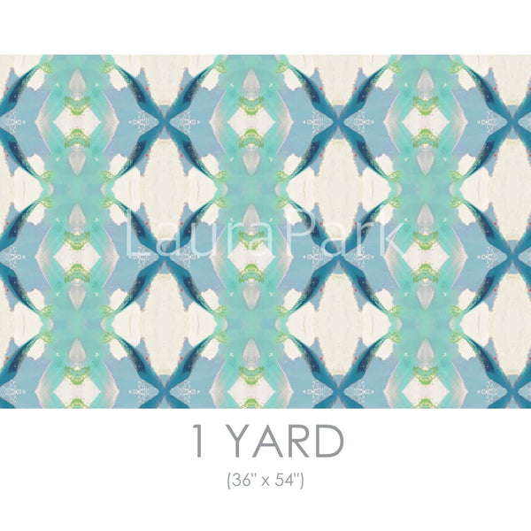 Jasmine Blue Fabric by the Yard