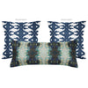 Orchid Blossom Navy 14x36 Pillow