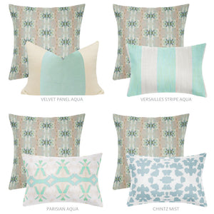 Miss Ella Teal 22x22 Pillow