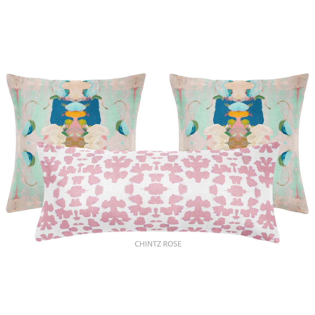 Monet’s Garden Navy 26x26 Pillow