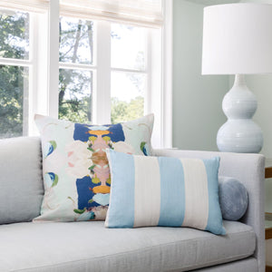 Versailles Stripe Blue 14x20 Pillow