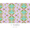 Stained Glass Lavender Fabric by the Yard