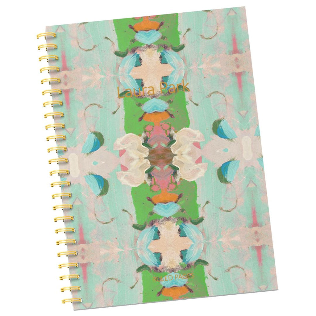 Monet's Garden Green Notebook
