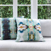 Orchid Blossom Royal Blue 22x22 Pillow