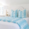 Palm Blue 26x26 Pillow