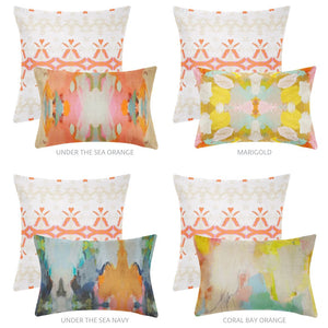 Parisian Orange 22x22 Pillow