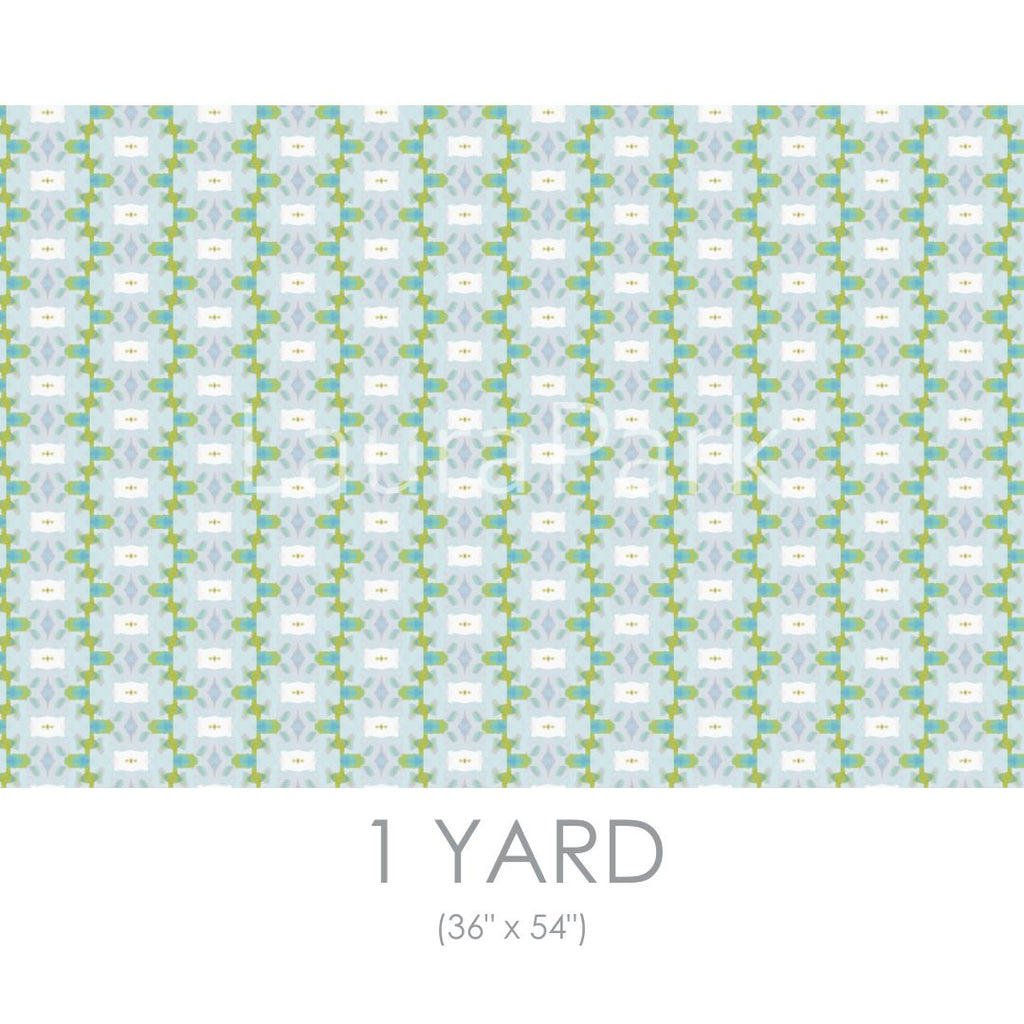 Chloe Blue Fabric by the Yard