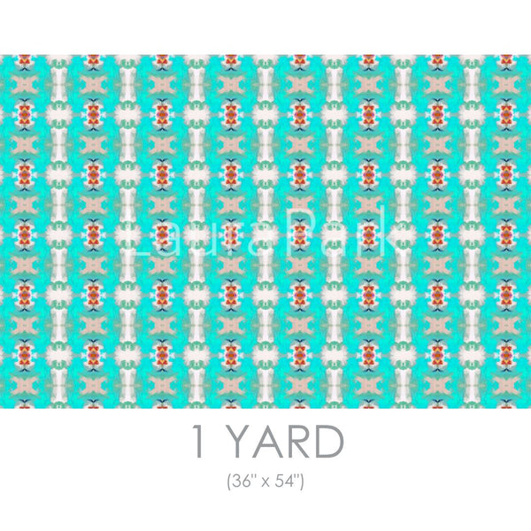 Coral Bay Red Fabric by the Yard