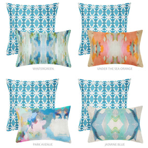 Spice Market Blue 22x22 Pillow