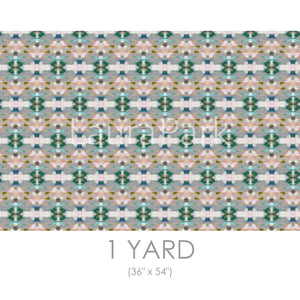 Indigo Girl Green Fabric by the Yard