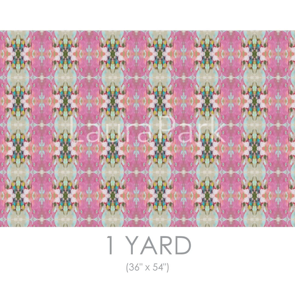 Little Chapel Pink Fabric by the Yard
