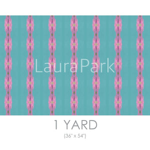 Provence Blue Stripe Fabric by the Yard