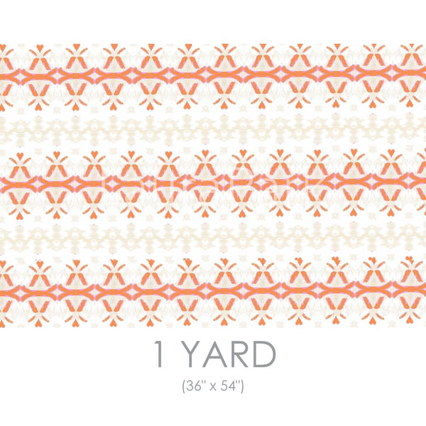 Parisian Orange Fabric by the Yard