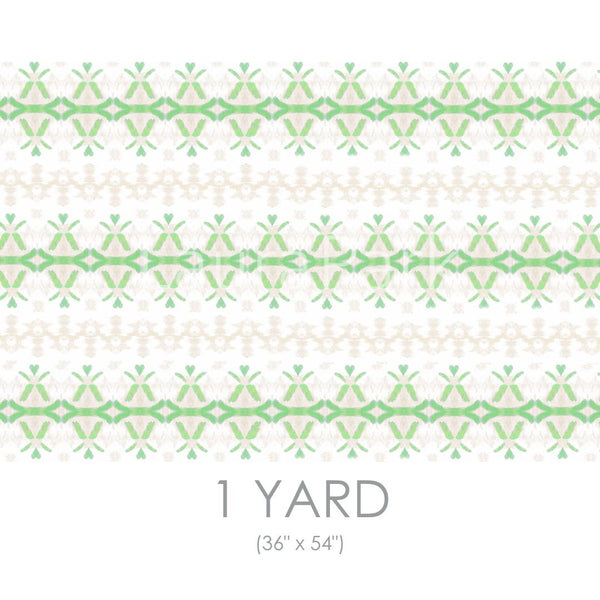 Parisian Green Fabric by the Yard