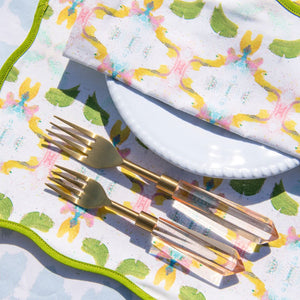 Dogwood Scalloped Placemats