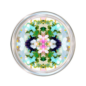 Nantucket Bloom Large Glass Coaster