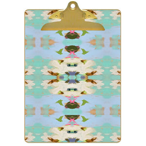 Summer Garden Light Blue Clipboard