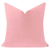 Blush Pink 22x22 Solid Velvet Pillow