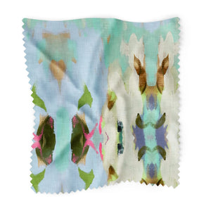 Summer Garden Light Blue 22x22 Pillow