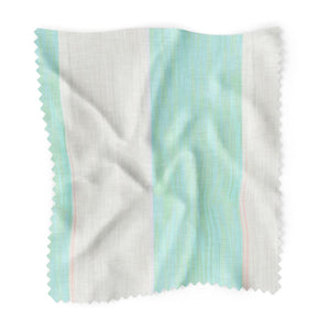 Versailles Stripe Aqua Fabric by the Yard