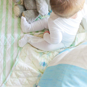 Coral Bay Pale Blue Baby Blanket