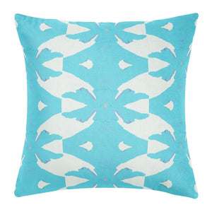 Palm Blue 22x22 Pillow