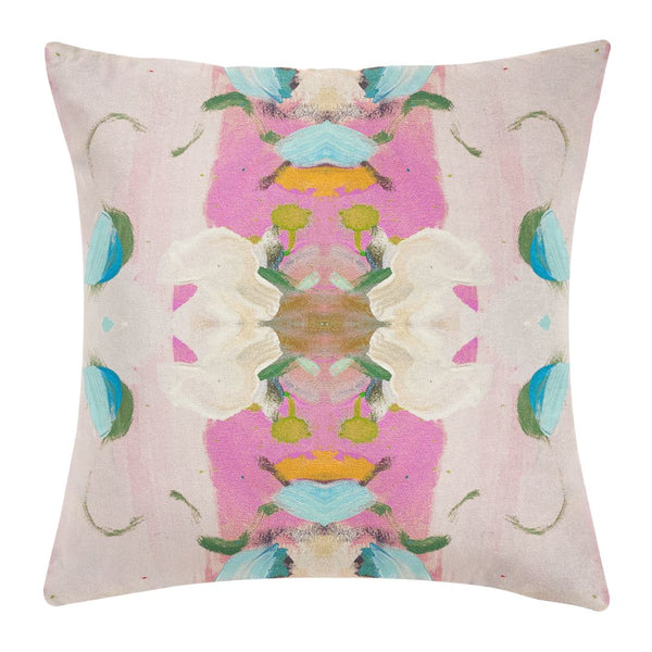 Monet’s Garden Pink 22x22 Pillow