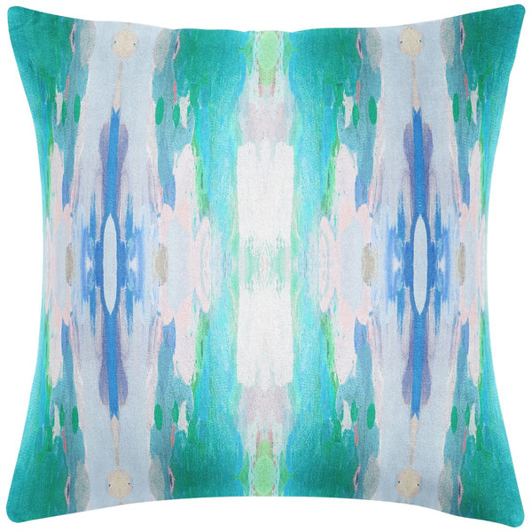 Flower Child Teal 26x26 Pillow