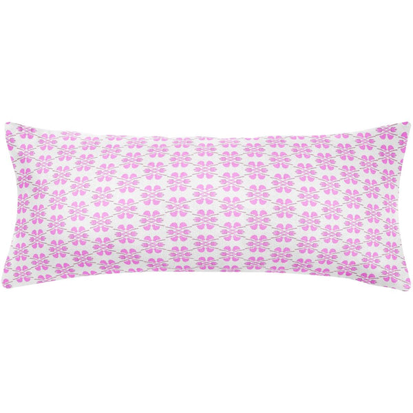 Clover Pink 14x36 Pillow