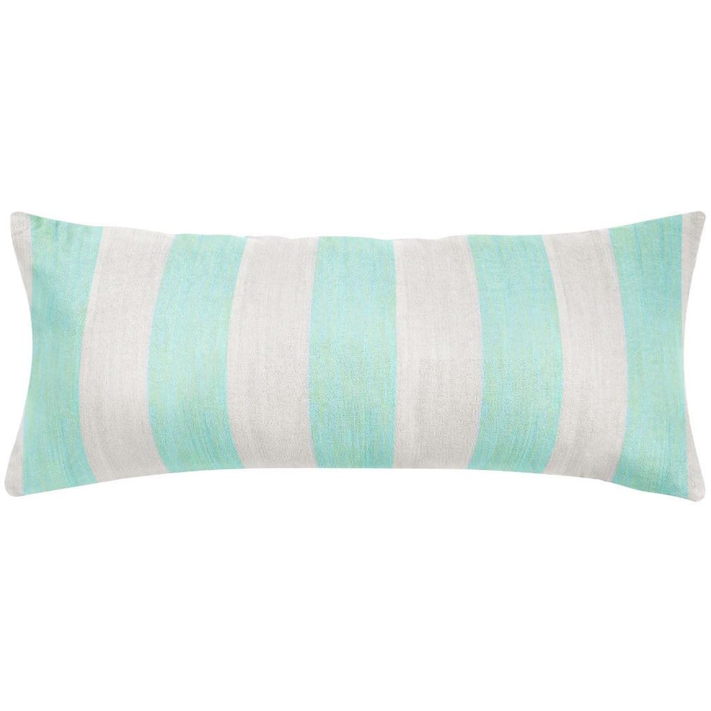 Versailles Stripe Aqua 14x36 Pillow