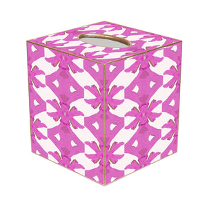 Palm Pink Tissue Box Cover