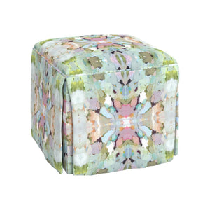 The Cameron Custom Skirted Ottoman