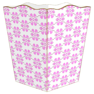 Clover Pink Waste Basket